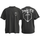 DOUBLE TEN ANKER BASESHIRT  POWDERBLUE BLACK